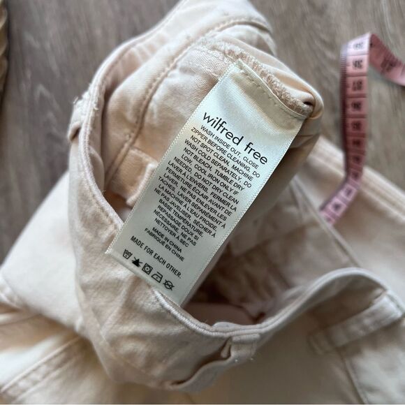 Wilfred free Brennan pants cargo utility in cream women’s size 00 - Picture 7 of 9